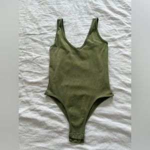 Olive Green Bodysuit